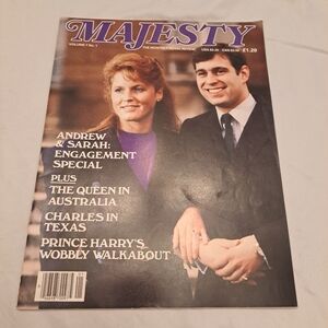 Majesty Magazine Volume 7 No 1 May 1986 Printed In England Royal Family